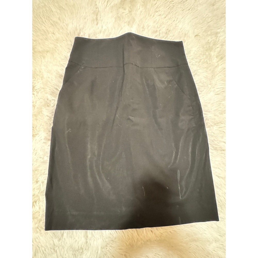 Banana Republic Womens Black Stretch High Waisted Pencil Skirt Size 4 Workwear